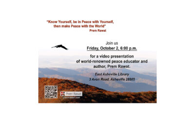 Asheville Public Video Event – Friday, Oct. 2